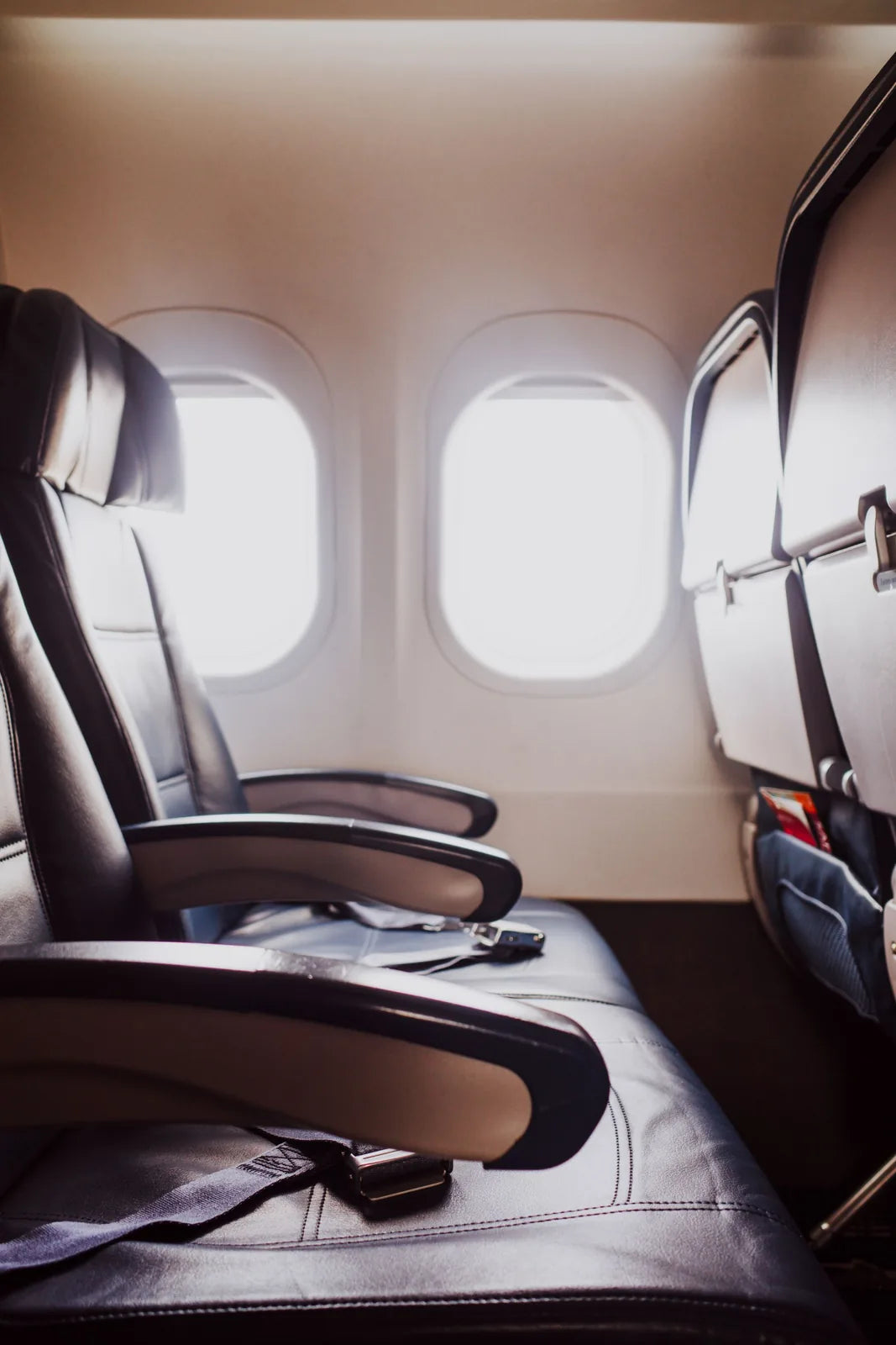 An aeroplane window seat