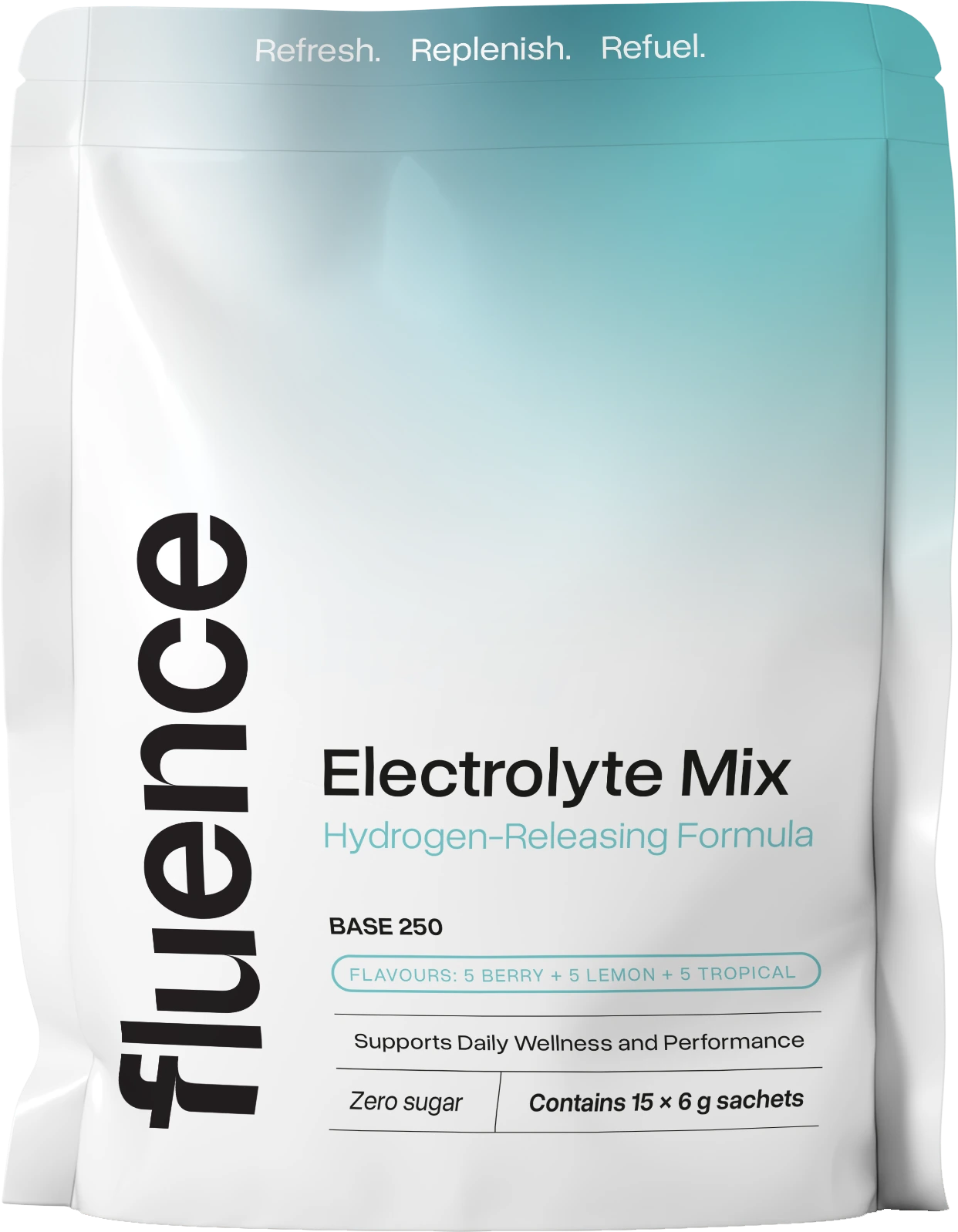 Fluence Base 250 - 15-pack multi-flavour pouch